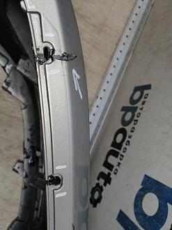 AA045408; Бампер передний; без паркт.; без омыват. (13225746) для Opel Astra/БУ; Оригинал; Р1, Мелкий дефект; 