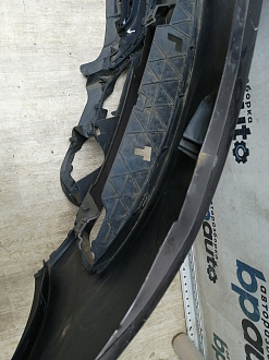 AA045517; Бампер передний; под паркт.; под омыват. (4L0 807 437 H) для Audi Q7 I рест. (2010-2015)/БУ; Оригинал; Р1, Мелкий дефект; 