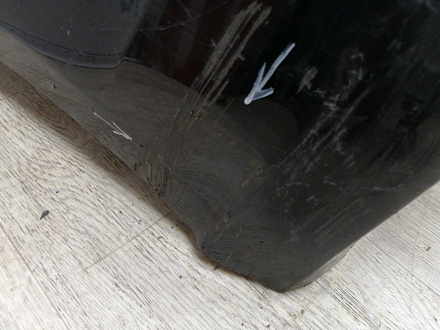 BA000166; Бампер передний; под паркт.; под омыват. (4G0 807 437) для Audi A6 C7/БУ; Оригинал; Р1, Мелкий дефект; 