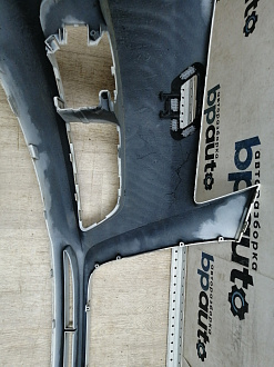 BA000156; Бампер передний; без паркт.; под омыват. (8P0 807 437 H) для Audi A3 8P/БУ; Оригинал; Р1, Мелкий дефект; 