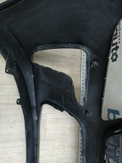 AA046169; Бампер передний; без паркт.; без омыват. (86511-H0000) для Kia Rio IV Sedan (2017- 2020)/БУ; Оригинал; Р1, Мелкий дефект; 