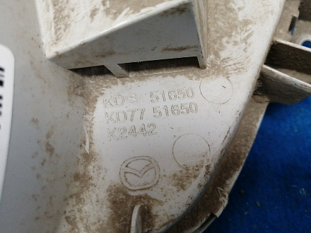 AA034787; ПТФ заднего бампера правая (KD53-51650) для Mazda CX-5/БУ; Оригинал; Р1, Мелкий дефект; 