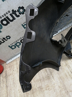 AA045517; Бампер передний; под паркт.; под омыват. (4L0 807 437 H) для Audi Q7 I рест. (2010-2015)/БУ; Оригинал; Р1, Мелкий дефект; 