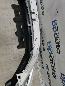 AA044690; Бампер передний, Sport-Style; без паркт.; под омыват. (5N0807221) для Volkswagen Tiguan I (2007- 2011)/БУ; Оригинал; Р1, Мелкий дефект; 