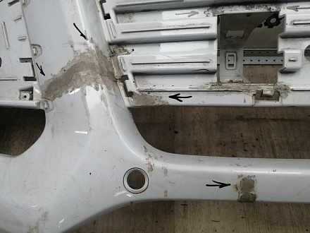 AA044510; Бампер передний; под паркт.; под омыват. (CV44-17775-A) для Ford Kuga II (2012-2016)/БУ; Оригинал; Р2, Удовлетворительное; 