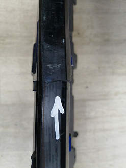 AA045919; Бампер передний; без паркт.; без омыват. (2803127XKQ11A) для Haval F7 I рест. (2022-н.в.)/БУ; Оригинал; Р1, Мелкий дефект; 