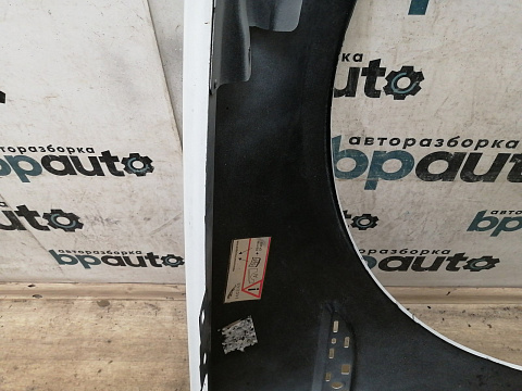 Фотография детали AA042514; Крыло переднее левое (GX63-16145-AC) для Jaguar XF II (2016-2020)/БУ; Оригинал; Р3, Под восстановление; . Фото номер 18