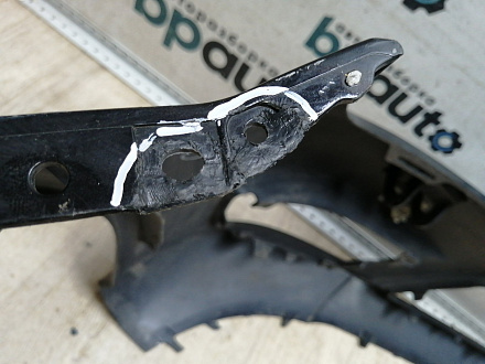 AA045425; Бампер передний, AMG; под паркт.; под омыват. (A2048807847) для Mercedes-Benz C-klasse III рест. (W204) (2011-2015)/БУ; Оригинал; Р1, Мелкий дефект; 