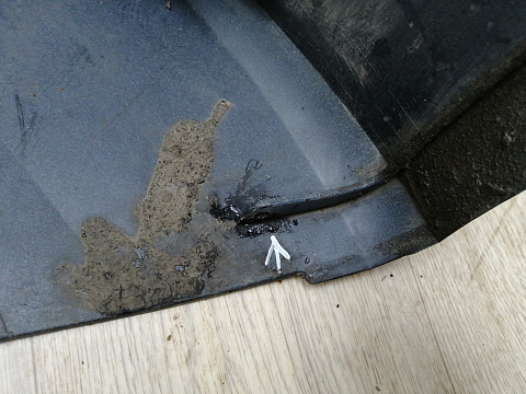 Фотография детали BA000174; Бампер передний, S-line; под паркт.; под омыват. (4G0 807 437 C) для Audi A6 C7/БУ; Оригинал; Р1, Мелкий дефект; . Фото номер 11