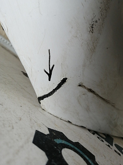 AA045335; Бампер передний; без паркт.; без омыват. (602001892AA) для EXEED LX/БУ; Оригинал; Р1, Мелкий дефект; 