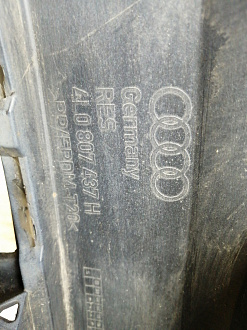 AA045533; Бампер передний; под паркт.; под омыват. (4L0 807 437 H) для Audi Q7 I рест. (2010-2015)/БУ; Оригинал; Р1, Мелкий дефект; 