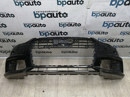 BA000176; Бампер передний, S-line; под паркт.; под омыват. (4G0 807 437 AB) для Audi A6 IV (C7) рест. Sedan (2014-2018)/БУ; Оригинал; Р1, Мелкий дефект; 