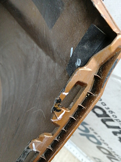 BA000136; Бампер задний; без паркт. (86611-M0000) для Hyundai Creta I (2016-2021)/БУ; Оригинал; Р2, Удовлетворительное; 