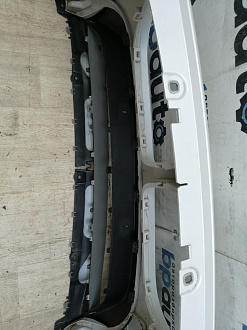 AA046499; Бампер передний; без паркт.; без омыват. (51117303750) для BMW Х1 I (E84) рест. (2012-2015)/БУ; Оригинал; Р1, Мелкий дефект; 