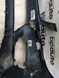 BA000056; Бампер передний, AMG; под паркт.; под омыват. (A2048807847) для Mercedes-Benz C-klasse III рест. (W204) (2011-2015)/БУ; Оригинал; Р2, Удовлетворительное; 