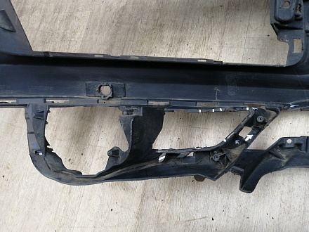 AA045518; Бампер передний; под паркт.; под омыват. (4L0 807 437 H) для Audi Q7 I рест. (2010-2015)/БУ; Оригинал; Р1, Мелкий дефект; 