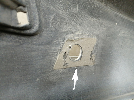 AA045817; Бампер передний; под паркт.; под омыват. (3C8807221F) для Volkswagen Passat CC рест. (2012-2017)/БУ; Оригинал; Р1, Мелкий дефект; 