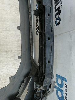 BA000167; Бампер передний; под паркт.; под омыват. (4G0 807 437) для Audi A6 C7/БУ; Оригинал; Р1, Мелкий дефект; 