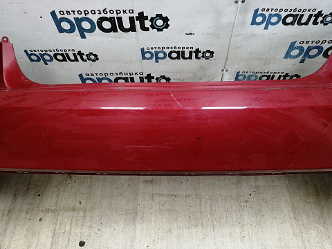 Фотография детали AA046244; Бампер задний; без паркт. (86611-1M000) для Kia Cerato II (2009-2013)/БУ; Оригинал; Р1, Мелкий дефект; . Фото номер 7