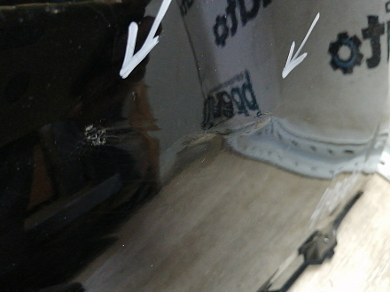 AA044884; Бампер передний; без паркт.; под омыват. (52119-0R280) для Toyota Rav4 50 (2019 -2025)/БУ; Оригинал; Р1, Мелкий дефект; 