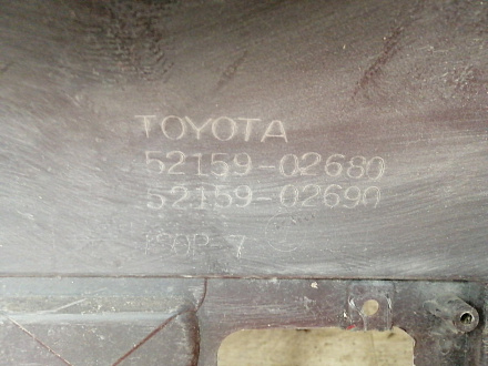 AA037841; Бампер передний; без паркт.; без омыват. (52119-02680) для Toyota Auris I (2007- 2010)/БУ; Оригинал; Р2, Удовлетворительное; 