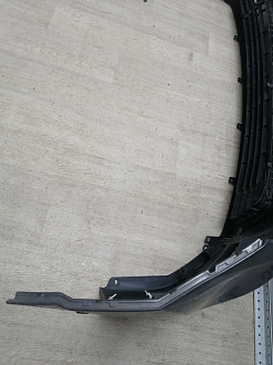 AA045950; Бампер передний; под паркт.; под омыват. (52119-0E220) для Toyota Highlander III (2014 — 2016)/БУ; Оригинал; Р1, Мелкий дефект; 