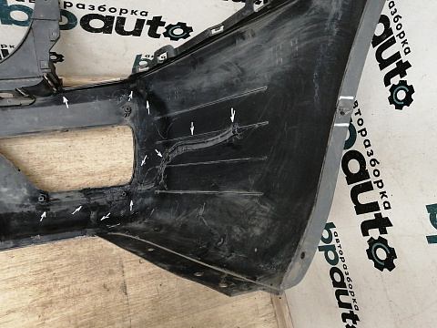 Фотография детали AA040756; Бампер задний; под паркт. (86611-2J700) для Kia Mohave I рест. (2016- 2019)/БУ; Оригинал; Р2, Удовлетворительное; . Фото номер 15