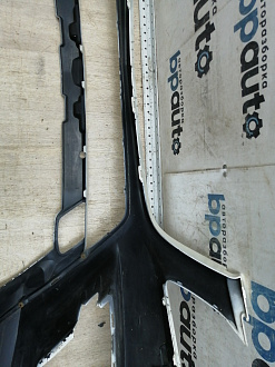 AA046105; Бампер передний, AMG; под паркт.; под омыват. (A1668803140) для Mercedes-Benz M-klasse III (W166) (2011-2015)/БУ; Оригинал; Р1, Мелкий дефект; 