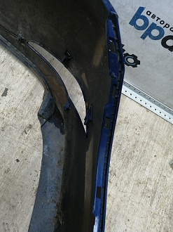 BA000138; Бампер задний; без паркт. (86611-4L500) для Hyundai Solaris I рест. Sedan (2014- 2016)/БУ; Оригинал; Р1, Мелкий дефект; 