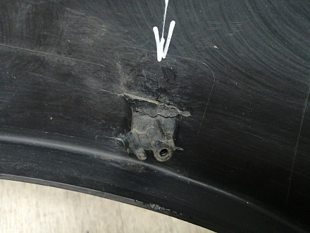 AA044983; Бампер передний; без паркт.; без омыват. (86511-2H000) для Hyundai Elantra IV (HD) (2006-2011)/БУ; Оригинал; Р1, Мелкий дефект; 