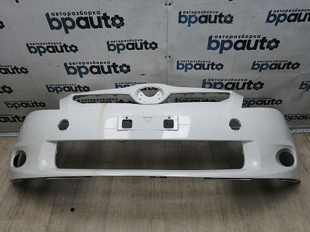 AA045914; Бампер передний; без паркт.; без омыват. (52119-02A90) для Toyota Auris I рест. (2010- 2013)/БУ; Оригинал; Р2, Удовлетворительное; 