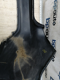 AA046116; Бампер задний; без паркт. (86611-4Y000) для Kia Rio III Sedan (2011- 2015)/БУ; Оригинал; Р1, Мелкий дефект; 