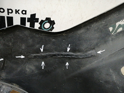 Фотография детали AA011936; Бампер передний; под паркт.; под омыват. (52119-3T904) для Toyota Camry/БУ; Оригинал; Р2, Удовлетворительное; . Фото номер 13