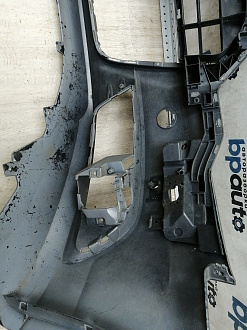 BA000161; Бампер передний; под паркт.; под омыват. (4G0 807 437) для Audi A6 C7/БУ; Оригинал; Р1, Мелкий дефект; 