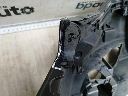 BA000161; Бампер передний; под паркт.; под омыват. (4G0 807 437) для Audi A6 C7/БУ; Оригинал; Р1, Мелкий дефект; 